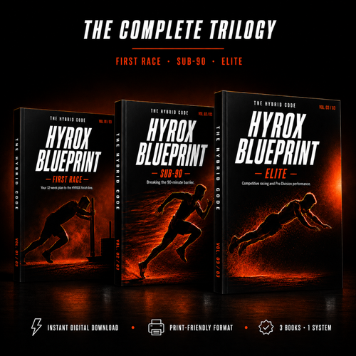 The Hybrid Code HYROX training program — complete three-volume trilogy PDF bundle
